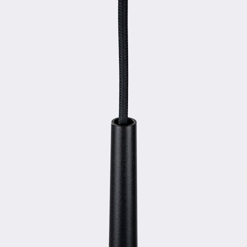 Lampa wisząca pojedyncza Bliss 1xG9 czarna