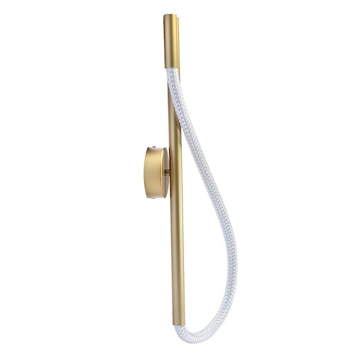 Kinkiet ścienny LED Serpente 12W CCT wężyk splot - złoty