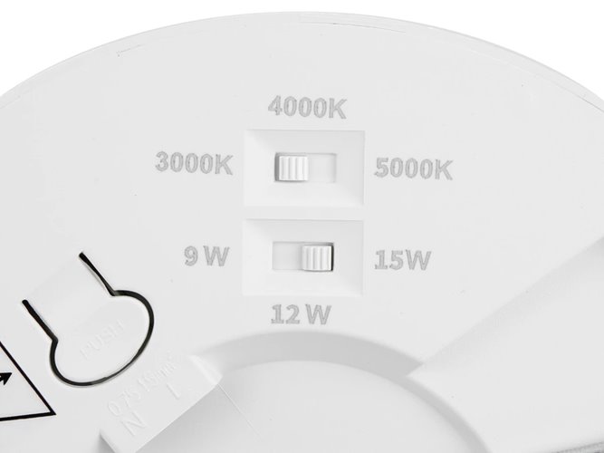 Panel LED okrągły Easy Flex 9-12-15W CCT 1050lm czarny