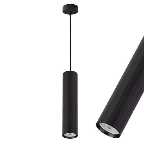 Lampa szynowa wisząca Axen 1-fazowa GU10 czarna