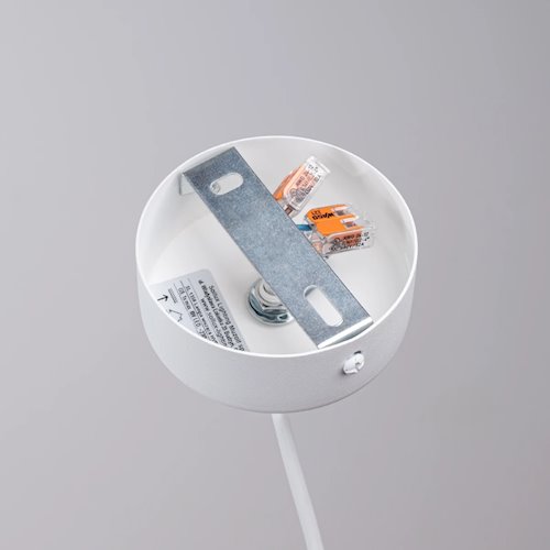 Lampa wisząca nowoczesna kula Hyperion 1xG9 biała