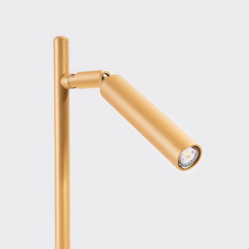 Lampa biurkowa Pastelo 1xG9 złota