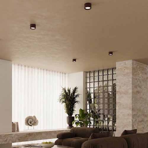 Lampa sufitowa podwójna tuba Modo 2xGx53 brązowy