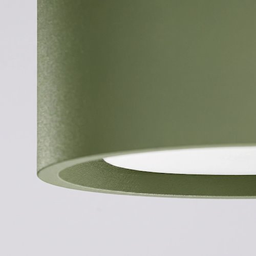 Lampa sufitowa podwójna tuba Modo 2xGx53 zielona oliwkowa