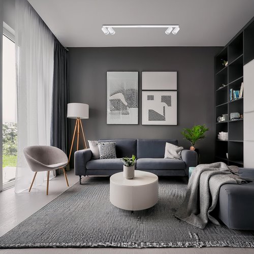 Lampa sufitowa z reflektorami Hero 4xGU10 biała