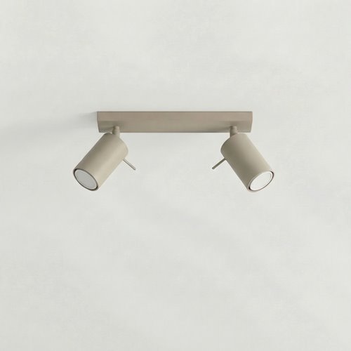 Kinkiet listwa z reflektorami Ring 2xGU10 taupe