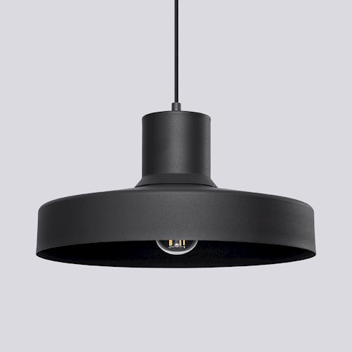 Lampa wisząca klasyczna Bilo 1xE27 czarna
