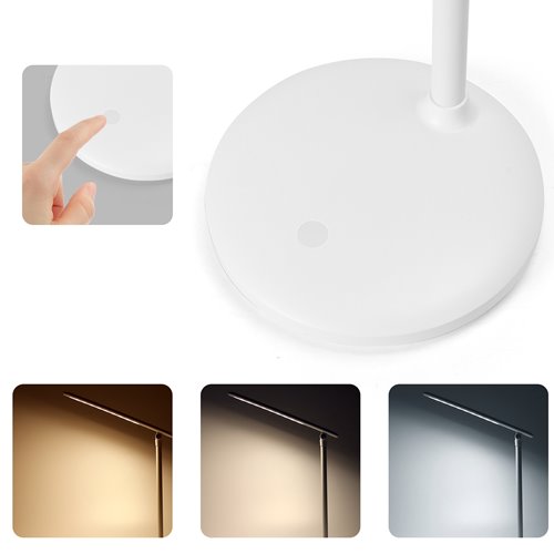 Lampka biurkowa LED 3W DIM+3CCT 200lm biała