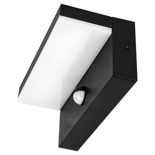 Lampa elewacyjna LED Hestio 9W z czujnikiem PIR czarna