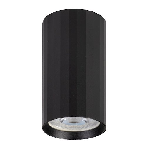 Tuba sufitowa GU10 ryflowana Axen 55x100mm czarna