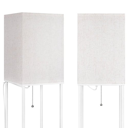 Lampa stojąca Square 1xE27 160cm biała