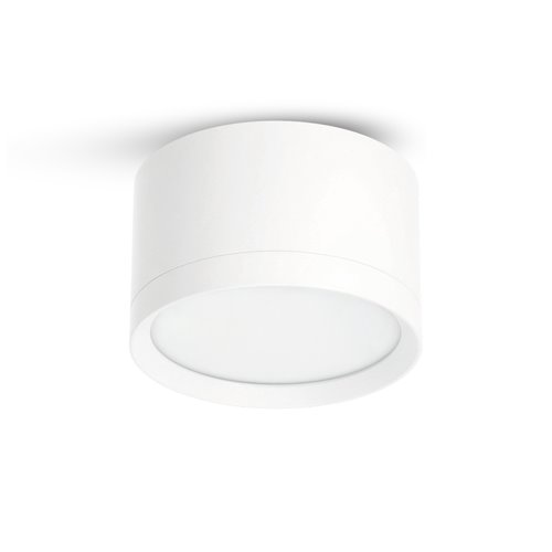 Lampa natynkowa okrągła 85x50mm GX53 biała