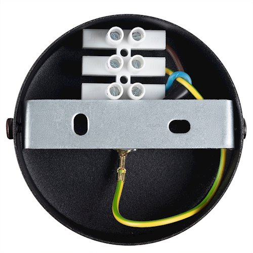 Lampa wisząca klepsydra Kai GX53 czarno-złota