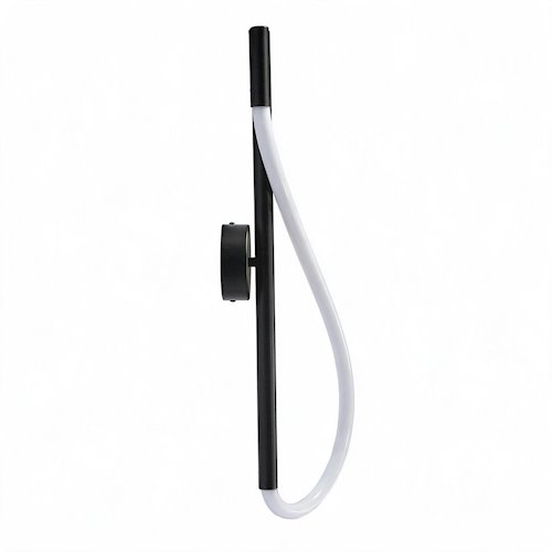 Kinkiet ścienny LED Serpente 12W CCT wężyk gładki - czarny