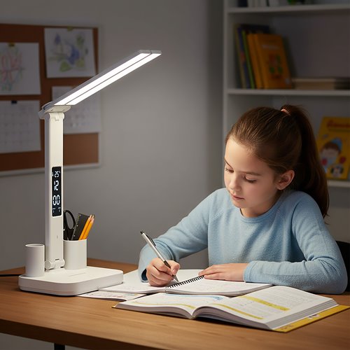 Lampka biurkowa LED Noblite Duo 5W 3CCT biała