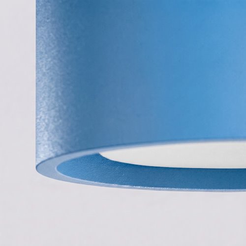 Lampa sufitowa podwójna tuba Modo 2xGx53 błękitna