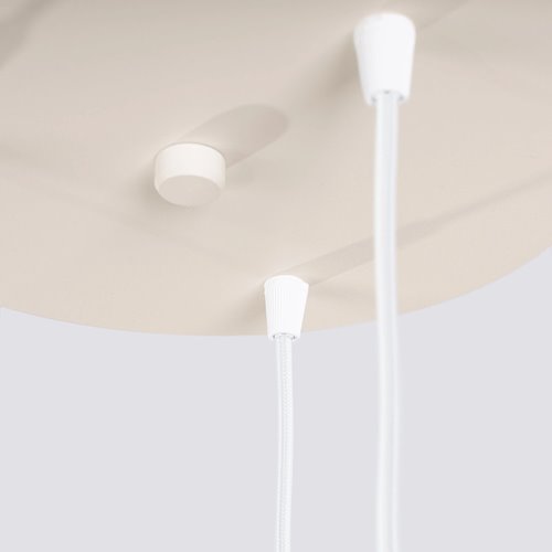Lampa wisząca potrójna Estria 3xE14 beżowa