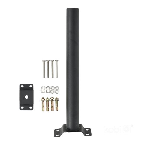 Uchwyt 50 cm do lamp i słupów oświetleniowych FI48mm czarny