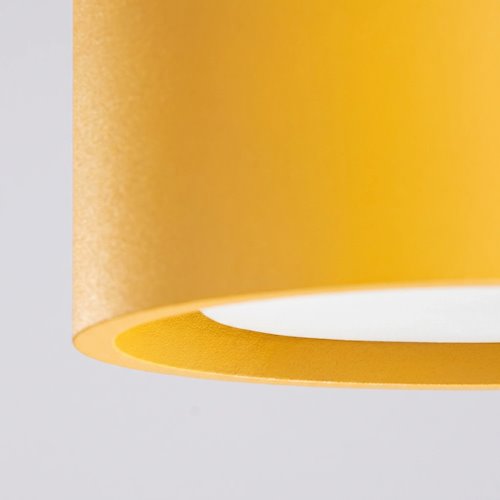 Lampa sufitowa podwójna tuba Modo 2xGx53 żółta