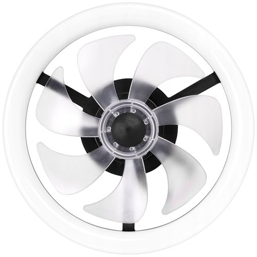 Plafon LED z wentylatorem Twist 36W+15W CCT 40cm czarny