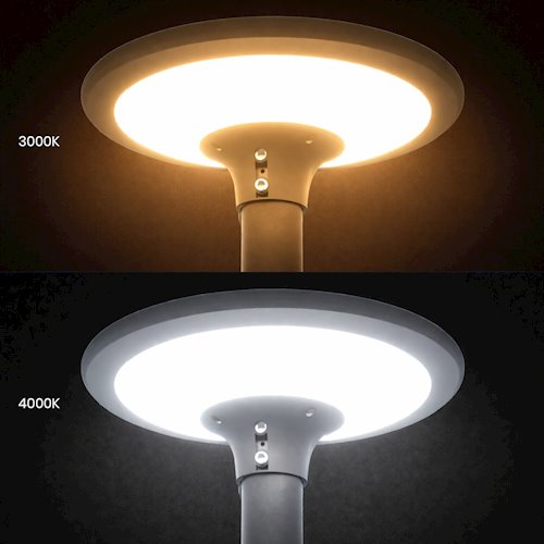 Lampa parkowa LED solarna Patio 20W 2100lm 3000-4000K