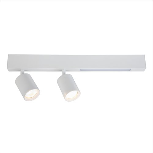 Kinkiet liniowy LED 5W + dwa reflektory GU10 - biały