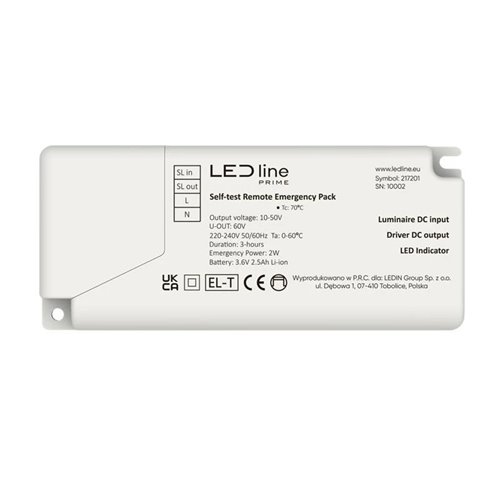 Panel LED 62x62 Prime 34W z modułem awaryjnym UGR19 4000K