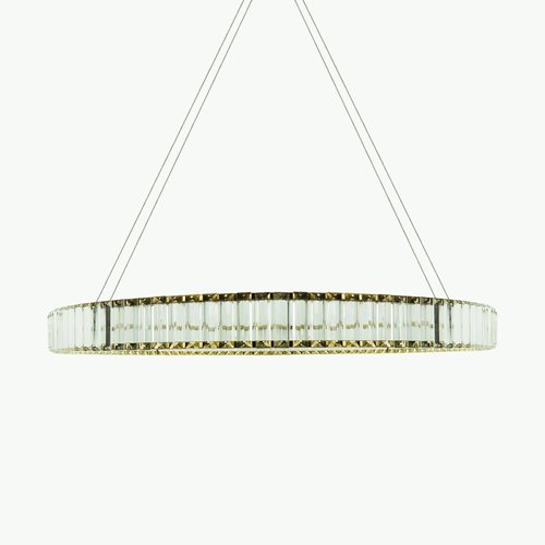Lampa wisząca LED kryształowy okrąg Aureola 32W