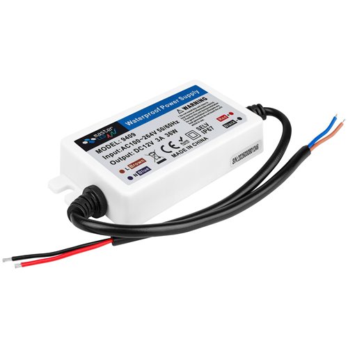 Zasilacz LED 12V hermetyczny IP67 PC Mini 3A 36W