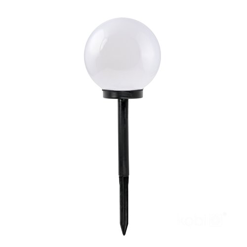 Słupek ogrodowy solarny Mleczna Kula 20cm 4000K