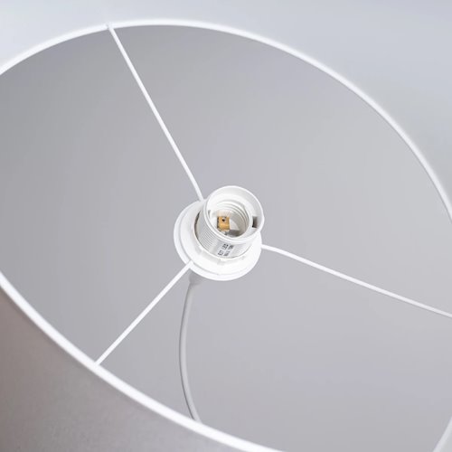 Lampa wisząca minimalistyczna Nova 40cm 1xE27 biała