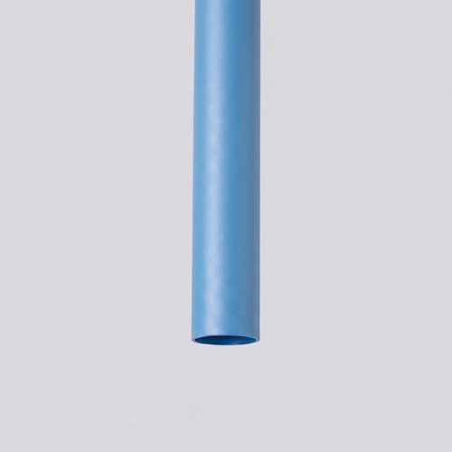 Lampa wisząca pojedyncza tuba Pastelo 3P 3xG9 błękitna