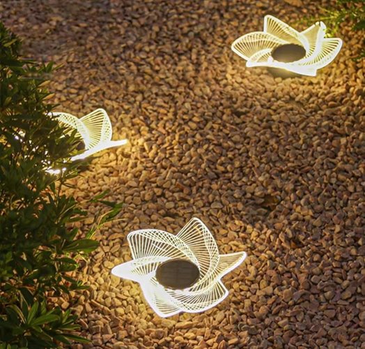 Lampa LED Kwiat solarna wbijana