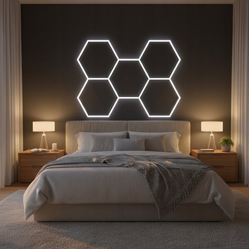 Moduł LED Hexagon L 10W CRI90 56,5cm biały 6500K