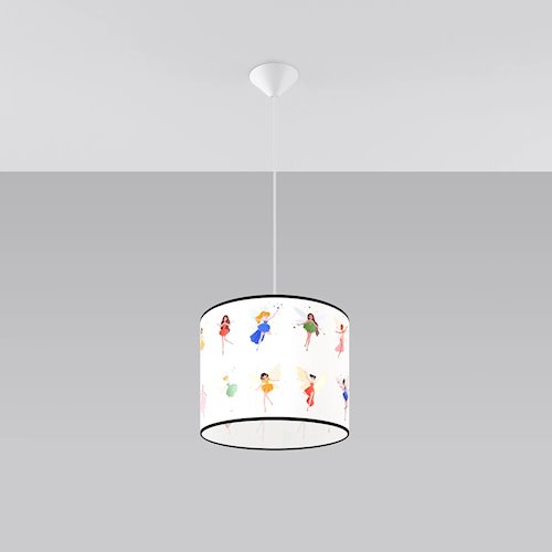 Lampa wisząca dziecięca Fairy 30 1xE27 wielokolorowa