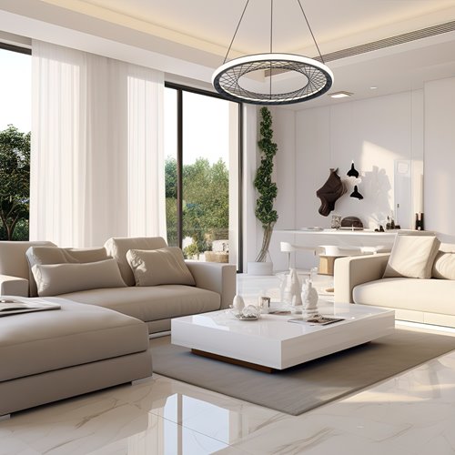 Lampa wisząca okrągła 61cm NEST 43W 4000K