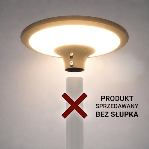 Lampa parkowa LED solarna Patio 20W 2100lm 3000-4000K