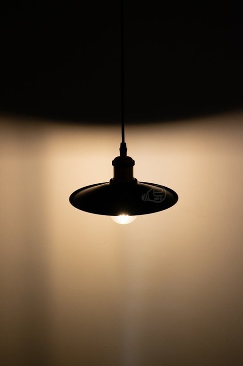 Lampa wisząca LOFT ORICH 1xE27 czarny mosiądz