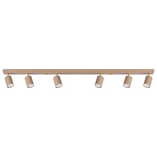 Listwa sufitowa 120cm z reflektorami Bueno 6xGU10 beżowa