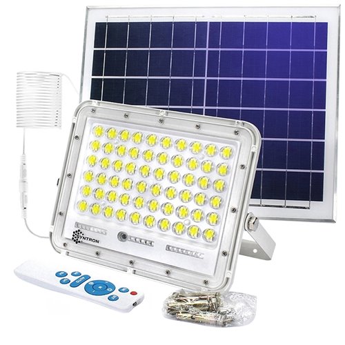 Halogen LED solarny z pilotem 12W 1000lm