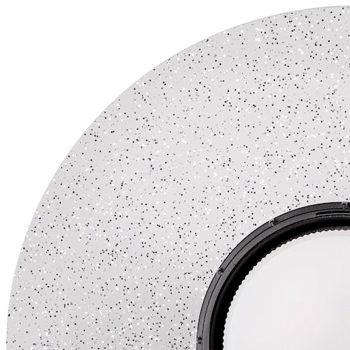 Lampa wisząca CIRVO GX53 czarna z efektem kryształu