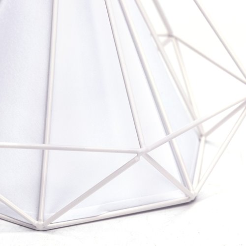 Lampa wisząca Diamond Deco 1xE27 - biała