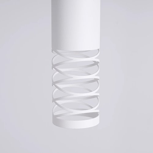 Lampa wisząca Tuba Lami 1xGU10 biała