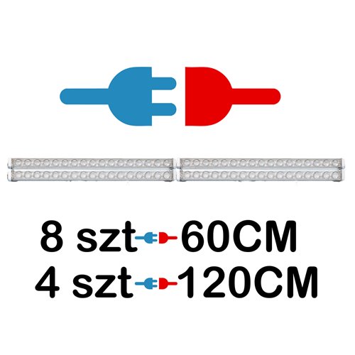Lampa liniowa modułowa Linear 120cm 72W 7200lm 6000K