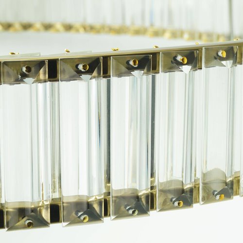 Lampa wisząca LED kryształowy okrąg Aureola 32W
