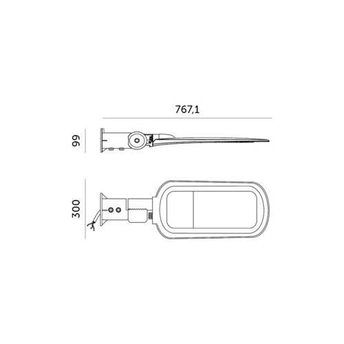 lampa uliczna led 200w