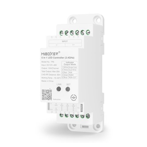 Mi-Light TR5 sterownik LED 5w1 na szynę DIN