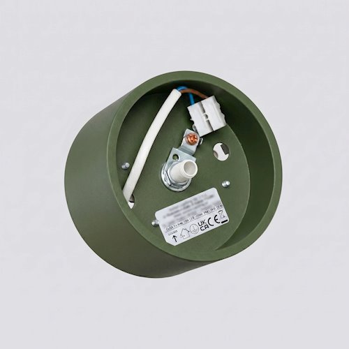 Lampa sufitowa tuba Modo 1xGx53 zielona oliwkowa