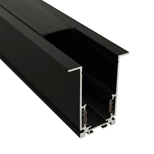 Szyna magnetyczna F-LINE wpuszczana czarna - 1 metr