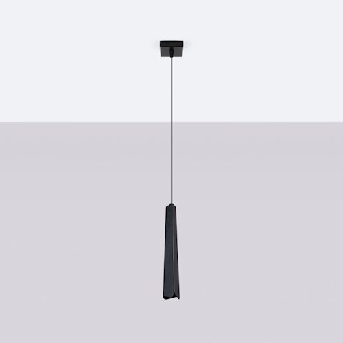 Lampa wisząca dekoracyjna Prysm 1xG9 czarna